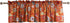 Greenland Home Astoria Semi-Sheer Window Valance – Decorative Treatment for Living Room, Bedroom, or Kitchen, 84 W x 19 L, Spice...