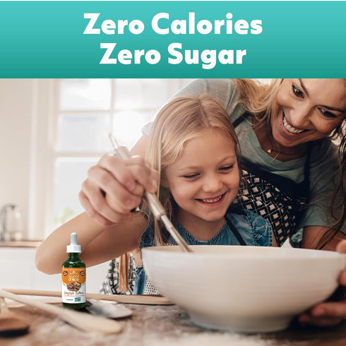 SweetLeaf Stevia Liquid Sweet Drops - Chocolate Flavored Drops, Stevia Liquid Sweetener, Zero-Calorie, Sugar-Free Syrup Alternative for Keto Coffe...