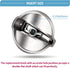5 Pack WB03T10284 Burner Control Knobs Oven Electric Range Infinite Knobs Stainless Steel Finish Compatible with GE Range/Stove/Oven Replaces 1373043 AP4346312 AH2321076 EAP2321076 PS2321076