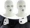 2 PCS Car Seat Headrest Cover, 15.74" x 7.87" Wool Acrylic Material Personalized Funny Full Face Mask Design Headrest Cover, Decorative Modificati...
