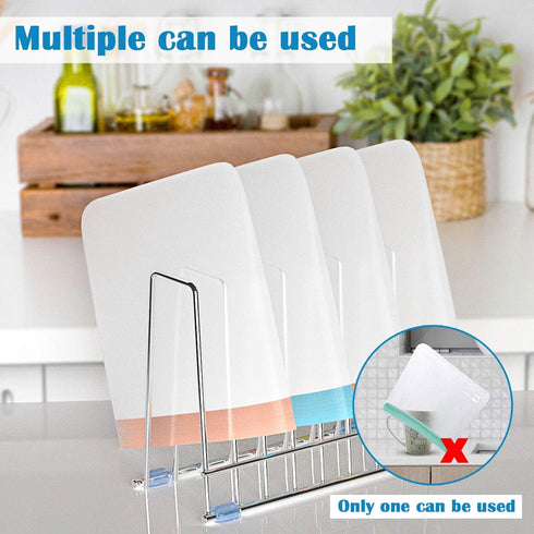 IDEATECH Bags Rack, Drying Rack for Bags, Stainless Stand, File Organizer Desktop Storage Book Shelf, Kitchen Storage & Organization (Silver)...
