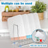 IDEATECH Bags Rack, Drying Rack for Bags, Stainless Stand, File Organizer Desktop Storage Book Shelf, Kitchen Storage & Organization (Silver)...