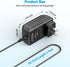 8.5V AC DC Adapter Compatible with Hurricane Spin Scrubber Brush HSS1 HSSI JF-DY085030 Bat, BLACK, FQSD-240415-029...