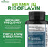 ForestLeaf Vitamin B2 Riboflavin 400mg - Energy, Skin & Cellular Health Supplement - Nervous System Support - Vitamin B 2 VIT B - Non-GMO & Gluten...