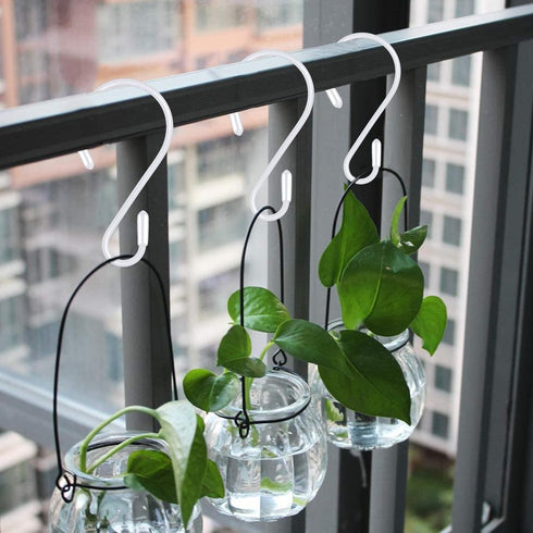 20 Pack 3.15 Inch S Hooks Stainless Steel Hanging Hooks Heavy Duty S Hooks for Hanging Kitchenware, Pots, Pans, Plants, Clothes, Towels in Kitchen...