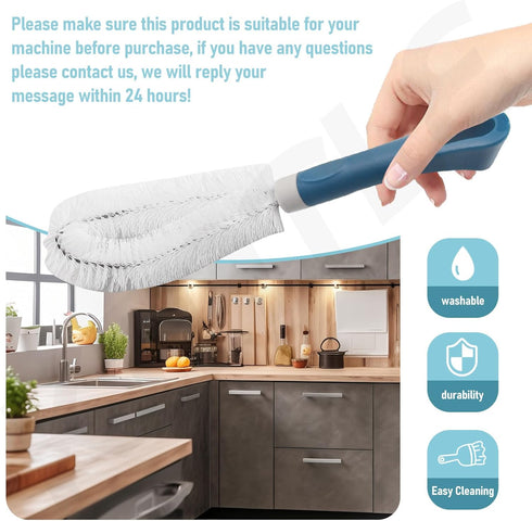 Universal Garbage Disposal Brush/Garbage Disposal Cleaner Brush for InSinkErator Garbage Disposals, Fits Into Any Disposer Channel, Blue, MKMS-2MO...