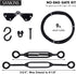SANKINS Anti-Sag Gate Kits for Wooden Fence, Black Gate Support Cable Kit Hardware, Gate Sag Frame Kit Hardware for Wooden Fence, Wood Gate Door R...