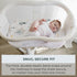 Pobibaby - 2 Pack Premium Bassinet Sheets for Standard Bassinets - Ultra-Soft Jersey Knit, Stylish Floral Pattern, Safe and Snug for Baby (Wildflo...