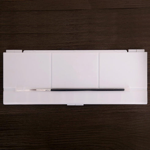 Transon Aritst Paint Palette Box 26 Wells for Watercolor, Gouache, Acrylic and Oil Paint with 1 Paint Brush...