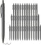 Pens Bulk, 50 Pack No Bleed Black Click Pens, Wholesale Retractable Ballpoint Pens, Pens Medium Point, Smooth Ink Pens, 1.0MM Black Ink...
