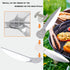 18-1/2-Inch Grills One-Touch Cleaning System Kit, for Weber 7443 90719 charcoal grill/Kettle Grills Replacement Parts 7444, Easy to install and du...