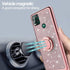 B-wishy for Moto G Stylus 5G Phone Case with Stylus Pen, Luxury Glitter Sparkles Cute Silicone TPU Case for Women Girls with Kickstand, Bling Rhin...