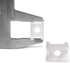 THE CIMPLE CO Cable Tie Base Saddle Mount Wire Holder Organizer - Wire Bundle Zip Tie Mounting Block - White - 100 Pack...