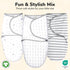 Mama Cheetah Organic Baby Swaddle Blanket, Adjustable Newborn Swaddle Sleep Sacks, Easy Swaddles for Boys and Girls 0-3 Months, Nursery Swaddling ...