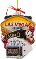 Kurt S. Adler Kurt Adler 5.5-Inch Las Vegas Glass Cityscape, 5 in, Multicolored Ornament...