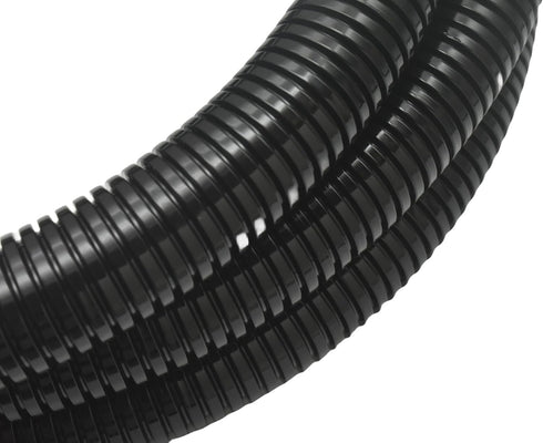1in-10ft Split Wire Conduit Looms Tube Management Organizer Flexible Cover – Black......