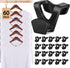 HOUSE DAY Space Saving Hanger Hooks 60 Pack, Black Clothes Hanger Connector Hooks, Heavy Duty Hanger Hooks Space Saver, Premium College Dorm Room ...