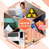 Copper Fabric Cloth Block Protection Blocking Radio Signal Screens Mobile Phone and Other Significantly(78"x43", 1 Sheet)...