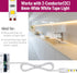 EMITEVER LED Strip Light Connector, 3 Packs, Tape Light Extension Connector for 8mm Width LED Strip Lights...