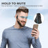 Bluetooth V5.3 Headphones w/Noise Cancelling Boom Mic, Open Ear Headset with Mic, Lightweight Comfortable Wireless Headset for Phone Call Office M...