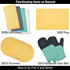 DII Solid Pastel Napkin Set Cotton, Machine Washable, 20x20 Inch, Yellow, 6 Count...
