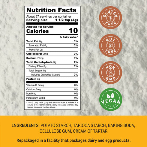 Judee's Vegan Egg Replacer Powder - 8 oz - Baking Supplies - Delicious and 100% Gluten-Free - Great for Homemade Treats and Baked Goods - No Unnec...