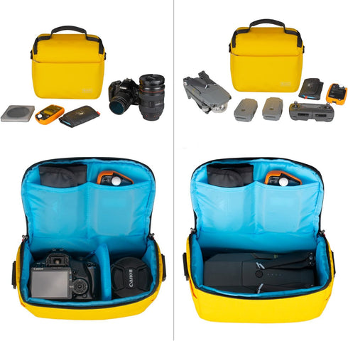 Camera Bag, Small Mirrorless Camera Shoulder Bag Purse Waterproof Cute Compact Camera Messenger Bag Case for Women and Men...