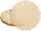 Juvale Round Paper Placemats & Doilies (12-Inch) - Brown Paper Chargers for Dinner Plates and Tea Party Decorations with Lace Scalloped Edges...