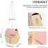 COOKOOKY Straw Bag for Women Crossbody Bags Summer Beach Purse Shoulder Bag Beach Essentials for Vacation...