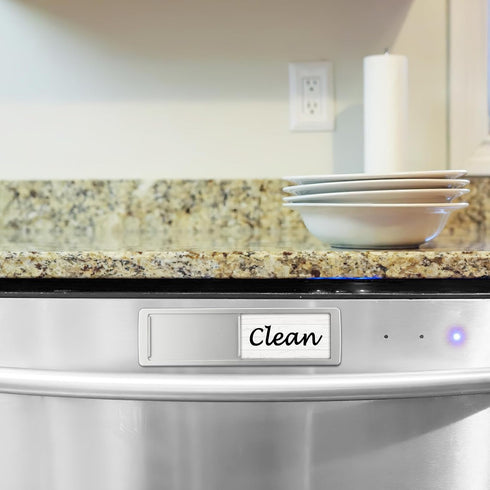 Dishwasher Magnet Clean Dirty Sign Shutter Only Changes When You Push It Non-Scratching Strong Magnet or 3M Adhesive Options Indicator Tells Wheth...