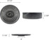 Thunder Group PLTW085BK Tortilla Warmer, 8-1/2-Inch, Black...