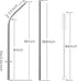 Reusable Straws - Stainless Steel Drinking - Set of 12 + 3 Cleaners - Eco Friendly, SAFE, NON-TOXIC non-plastic CocoStraw Brand...