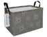 LANGYASHAN Rectangular Storage Bin Collapse Canvas Fabric Cartoon Storage Basket with Handles for Organizing Home Kitchen Boys and Girls Toys Offi...