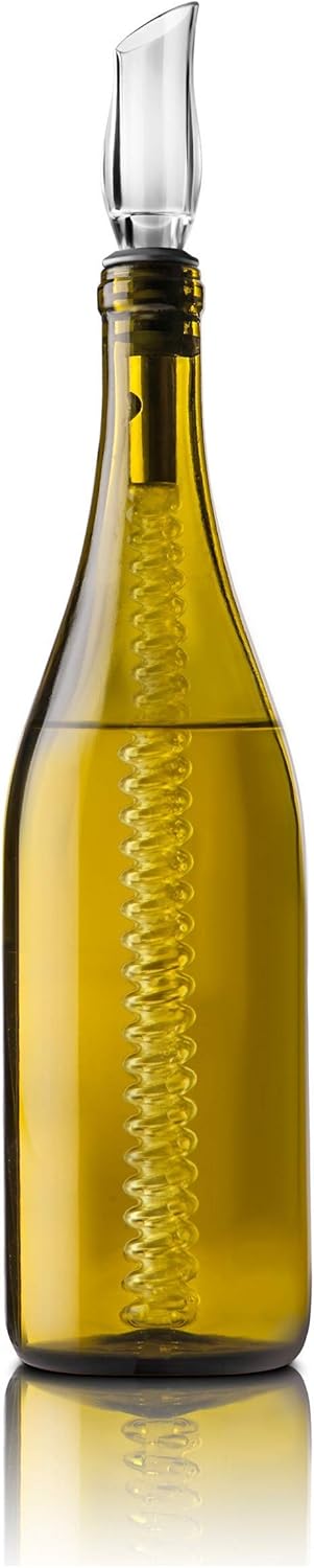 Final Touch Kool Twister 2-in-1 Wine Bottle Chilling Stick & Pourer (KT523)...