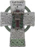 Cathedral Art Irish Home Blessing Resin Wall Cross, Housewarming or Wedding Gift with Blessing by Abbey & CA Gift, Gray, 6 x 8"...
