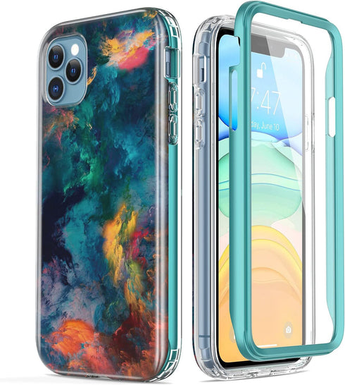 Esdot Compatible with iPhone 12 Pro Max Case with Built-in Screen Protector,with Fashionable Designs for Women Girls,Protective Phone Case for App...