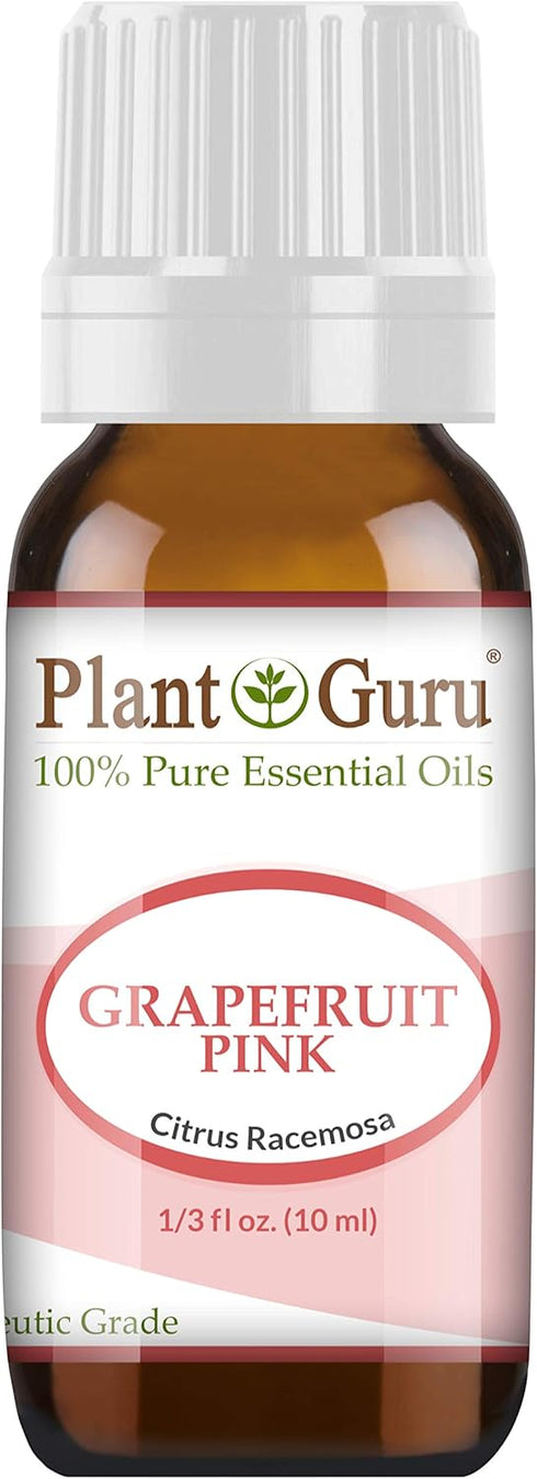 PInk Grapefruit Essential Oil 10 ml 100% Pure Undiluted Therapeutic Grade Cold Pressed from Fresh Grapefruit Peel, Great for Aromatherapy Diffuser...