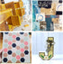 10Pcs Honeycomb Stencils for Painting, Large Small Honeycomb Hexagon Stencil Drawing Template Bee Stencils for Painting on Wood Cookies Wall Canva...