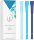 eco-friendly pen - crafted from 100% recycled paper, plastic-free, black Ink, pack of 10, Blue Lagoon set...