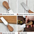 6Pcs Cheese Knife Set,Cheese Knives Cheese Slicer Cheese Cutter Cheese Fork,Cheese Spreading Knife,Wood Handle Stainless Steel Slicer for Charcute...