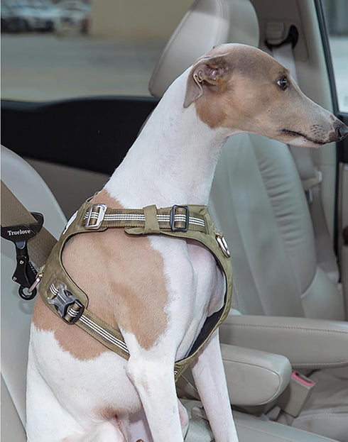 TRUE LOVE Vehicle Seat Belt Safety Buckle Lock, Fit Pet Harness Dog Car Travel Portable Lightweight...