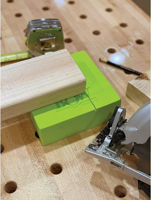 BOW Products 123 EVA Blocks B123 - Woodworking Blocks for Support when Cutting and Drilling - Won't Damage Tools, Drill Bits, or Saw Blades - 1", ...
