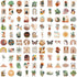 200 PCS Aesthetic Boho Stickers, Cute Vinyl Waterproof Stickers for Water Bottles Laptop Phone Journaling Scrapbook Junk Journal, Small Business S...