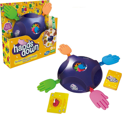 Hands Down Game, Fast-Paced Hand-Slapping Kids Game, Fun Family Card Game for Ages 6 and Up, Game for 3-4 Players...