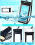 Universal Waterproof Phone Pouch 3 Pack, IPX8 Phone Water Protector Pouch Case Bag Lanyard Compatible iPhone 14 13 12 Pro Max Samsung Galaxy S22, ...