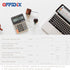 OFFIDIX Desktop Calculator 12 Digit with Large LCD Display, Desk Calculator Solar Battery Dual Power Electronic Calculator, Business Calculator wi...