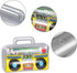 3PCS Inflatable Boombox and Mobile Phone - 80s 90s Party Supplies Decorations Cosplay Props - Rappers Hip Hop B-Boys Costume Accessory...