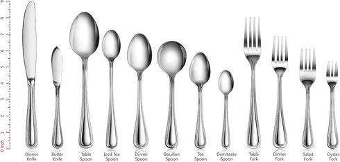 New Star Foodservice 1029871 Slimline Pattern, 18/0 Stainless Steel, Coffee Spoon, 4.75-Inch, Set of 12...