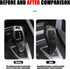 1 PC Car Gear Shift Head, ABS Carbon Fiber Pattern Shift Knob Cover Sticker, Replacement Decorative Accessories, for BMW 3 Series GT5 Series 1 Ser...