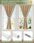 ALLZONE Heavy Duty Tension Shower Curtain Rod 28-42 Inches for Bathroom, Window, Non-Slip, Adjustable with Strong Spring Pole for Closet, Doorway,...